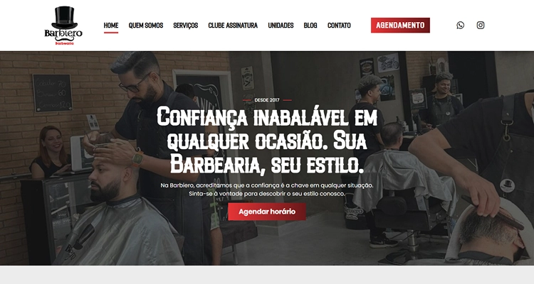 Site Barbiero Barbearia